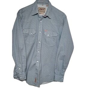 Rafter‎ C Pro Flex 45 Mens Medium Western Shirt Pearl Snap Long Sleeve M Country